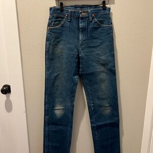 Wrangler Men's Straight Fit Blue Jeans